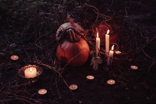 Hold modeparty med Halloween tema